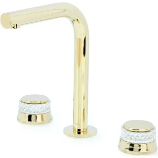 Встраиваемый смеситель для раковины Boheme Aura 152-G-A золото